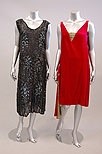 Lot 228 - A group of 1920s evening wear, mainly black...