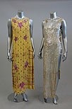 Lot 229 - Five flapper dresses, mainly in summery pastel...