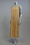 Lot 230 - A beaded flapper dress, ankle-length adorned...