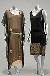 Lot 246 - Four black evening gowns, mid-late 1920s,...