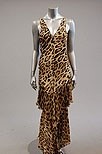 Lot 13 - Julia Roitfeld's leopard-print chiffon Roberto...