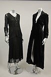 Lot 290 - A group of black evening wear, 1930s,...