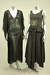 Lot 294 - A group of black evening wear, late 1920s-30s,...