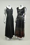 Lot 296 - A group of black evening wear, 1930s, seven...