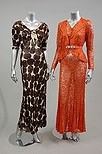 Lot 297 - Summery evening gowns, 7 ensembles including...