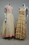 Lot 312 - A Rahvis pink and white chiffon and organza...