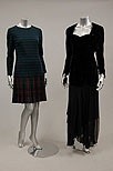 Lot 333 - A Chanel boutique 30s style crushed velvet and...