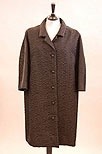 Lot 164 - A Balenciaga black matelasscoat, late 1960s,...