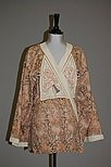 Lot 44 - A printed and embroidered silk kimono jacket,...