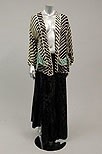 Lot 46 - A Bill Gibb printed chiffon evening jacket,...