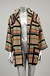 Lot 47 - A Bill Gibb striped woollen hooded jacket,...