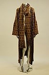 Lot 180 - A Bill Gibb black and tan `piano-key' knit...