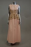 Lot 72 - A pink silk evening gown, circa 1968,...