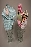 Lot 96 - Three food-themed novelty hats, 1990s,...