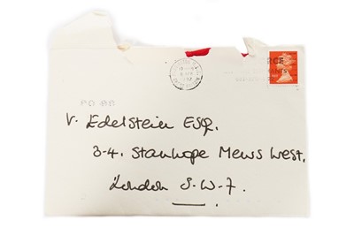 Lot 244 - The Victor Edelstein Archive: Letter from...