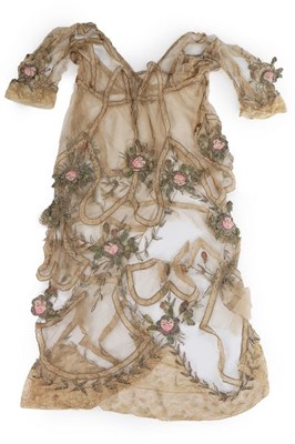 Lot 44 - A rare Lucile Ltd embroidered tulle evening...