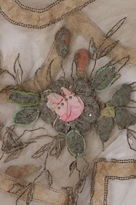 Lot 44 - A rare Lucile Ltd embroidered tulle evening...
