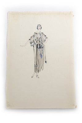 Lot 39 - Three Lucile fashion sketches, circa 1920,...