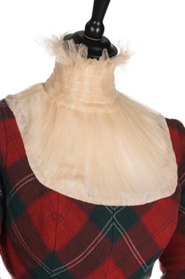 Lot 207 - An Alexander McQueen tartan dress toile,...