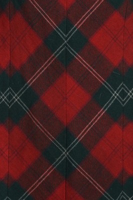 Lot 207 - An Alexander McQueen tartan dress toile,...