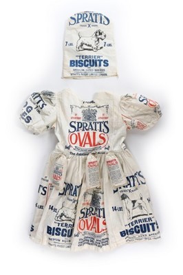 Lot 63 - A rare Spratt's Dog Biscuits advertising dress...