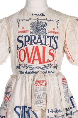 Lot 63 - A rare Spratt's Dog Biscuits advertising dress...