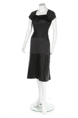 Lot 76 - An Elsa Schiaparelli couture black...