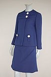 Lot 149 - A Pierre Cardin navy wool suit, circa 1967,...