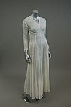 Lot 296 - Four bridal gowns, late 1930s and 1940s,...