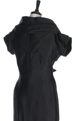 Lot 78 - A rare Christian Dior couture black wool...