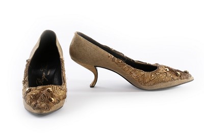 Lot 95 - A fine and rare pair of Roger Vivier 'Comma'...