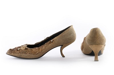 Lot 95 - A fine and rare pair of Roger Vivier 'Comma'...
