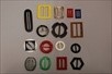 Lot 107 - A collection of buttons, buckles and beads,...