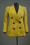 Lot 21 - A Kansai Yamamoto yellow satin jacket, circa...