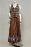 Lot 25 - Bill Gibb for Baccarat tartan wool and knitted...