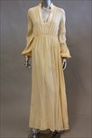 Lot 30 - Ossie Clark, 1970s, comprising: cream moss...