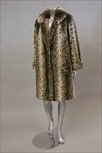 Lot 58 - A Valentino couture navy wool cape and...