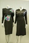 Lot 67 - A group of 1940s day and dinner gowns,...