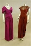 Lot 68 - 1940s full length evening gowns, including...