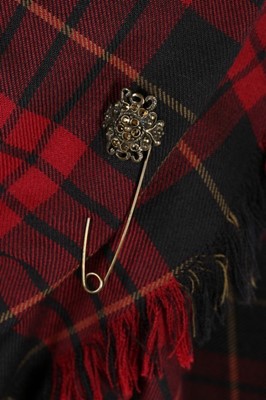 Lot 206 - An Alexander McQueen tartan wool dress,...