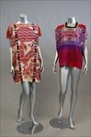 Lot 90 - Two colourful woven robes, probably Guatemalan,...