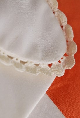 Lot 109 - A rare Twiggy boutique orange cotton dress,...
