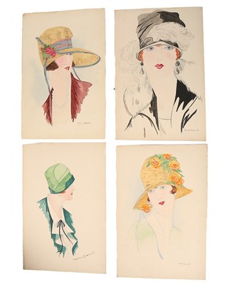 Lot 96 - Henry Worrall Luker fashion sketches for...