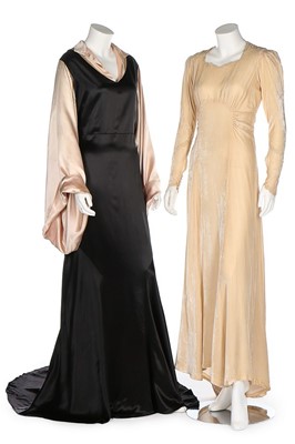 Lot 29 - A group of mainly velvet evening-wear, 1930s,...
