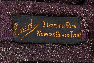 Lot 31 - An Eniel of Newcastle-on-Tyne bias-cut lamé...