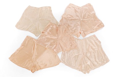 Lot 59 - A large group of mainly peach satin lingerie...