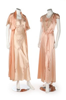 Lot 60 - A good group of nightgowns and lingerie, 1930s-...