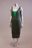 Lot 127 - An emerald georgette cocktail dress, entirely...