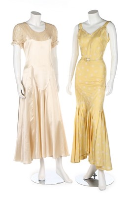 Lot 198 - A group of evening wear, mainly 1930s,...