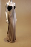 Lot 158 - Two full-length evening gowns, one of grey...